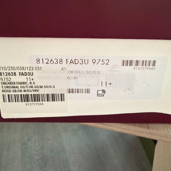 Gucci Screener Sneaker 'Beige Purple' - Picture 4 of 5